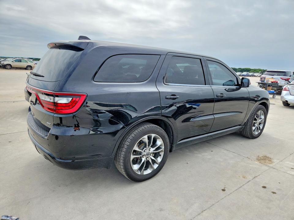 2019 Dodge Durango VIN 1C4RDHDG7KC824466 COPART salvage auction — HAIL, Tx - Certificate Of Title (P), sold $4,950 on 2026-07-02 (photo 3)