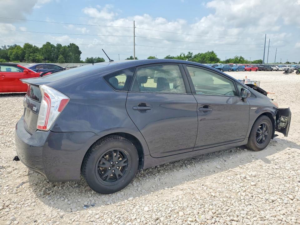 2012 Toyota Prius VIN JTDKN3DU9C1511309 COPART salvage auction — FRONT END, TX - SALVAGE VEHICLE TITLE, sold $70 on 2026-07-23 (photo 3)