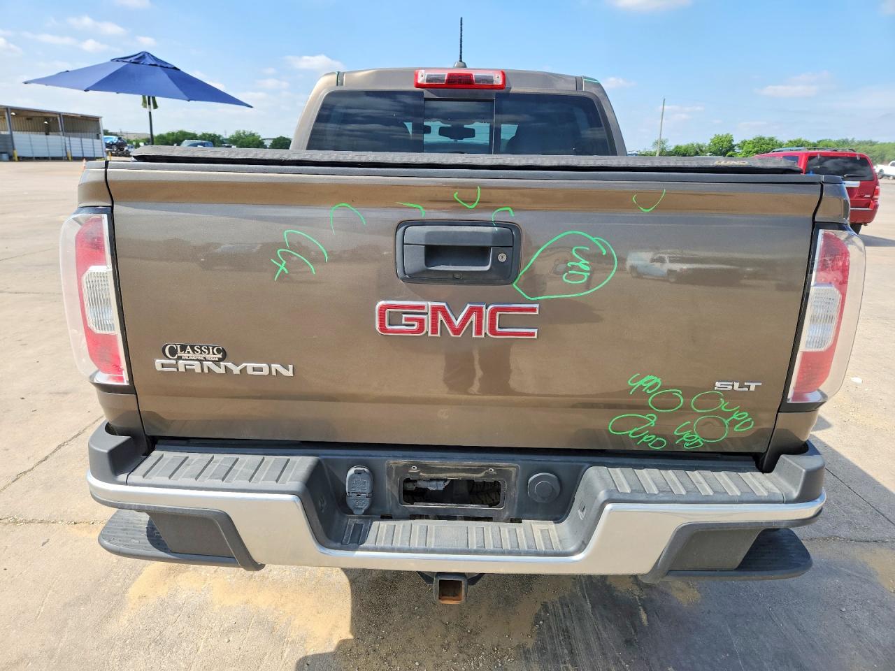 2015 GMC Canyon VIN 1GTG5CE31F1236812 COPART salvage auction — Hail, TX - CERTIFICATE OF TITLE, sold $5,800 on 2026-07-09 (photo 6)