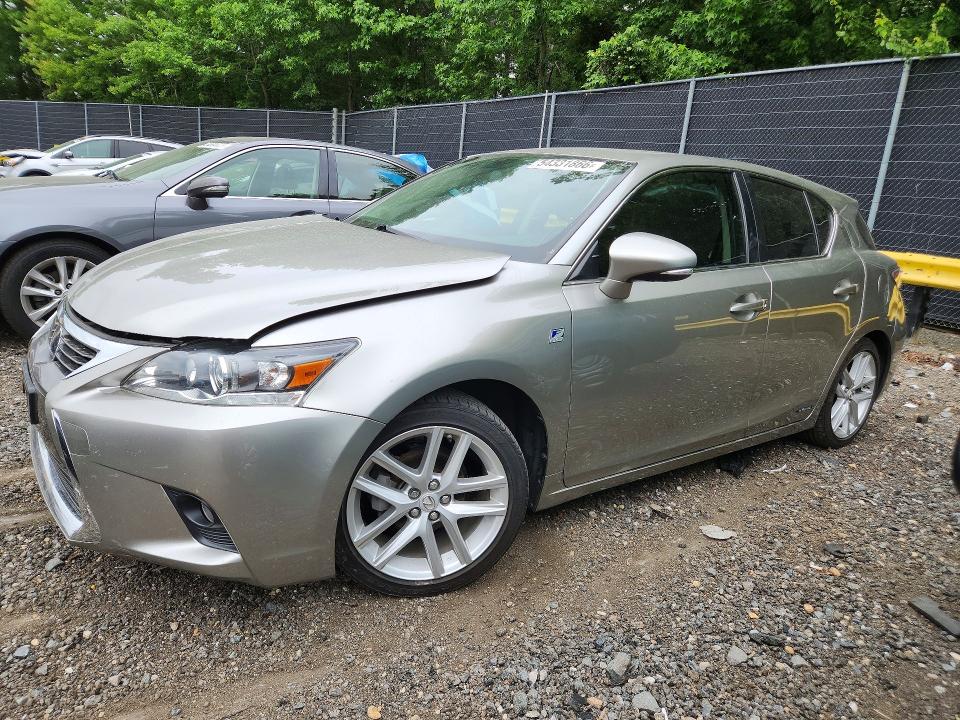 2017 Lexus Ct VIN JTHKD5BH5H2299318 COPART salvage auction — FRONT END, MD - CERT OF SALVAGE > 75% DAMAGE, sold $1,600 on 2026-07-28 (photo 1)