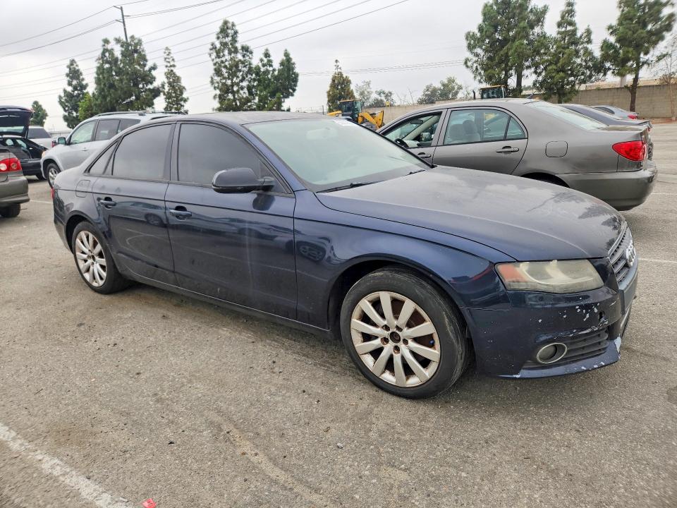 2011 Audi A4 VIN WAUAFAFL1BN028113 COPART salvage auction — NORMAL WEAR, Ca - Dis/Dlr/Exp Only Clean Title, sold $425 on 2026-07-02 (photo 4)