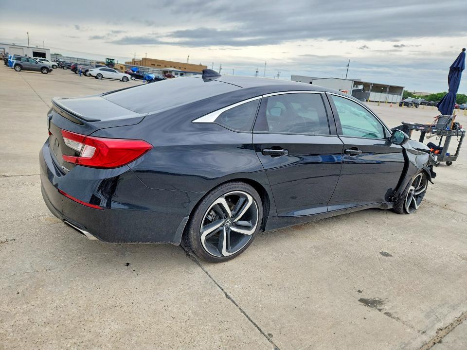 2022 Honda Accord VIN 1HGCV1F33NA064655 COPART salvage auction — FRONT END, Tx - Certificate Of Title, sold $8,300 on 2026-07-09 (photo 3)