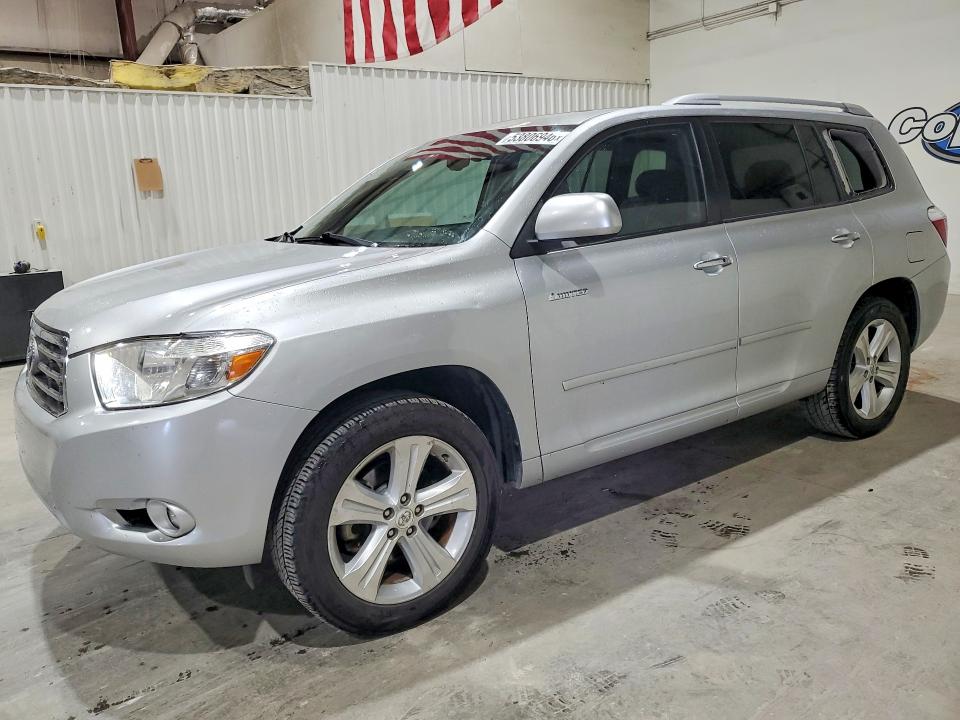 2010 Toyota Highlander VIN 5TDYK3EHXAS022647 COPART salvage auction — HAIL, Ok - Certificate Of Title, sold $3,600 on 2026-07-08 (photo 1)