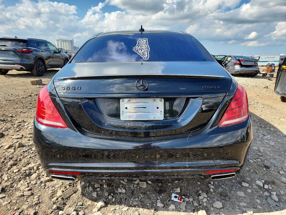 2015 Mercedes-benz S-klasse VIN WDDUG8FB7FA121668 COPART salvage auction — FRONT END, Il - Salvage Certificate, sold $3,900 on 2026-07-24 (photo 6)