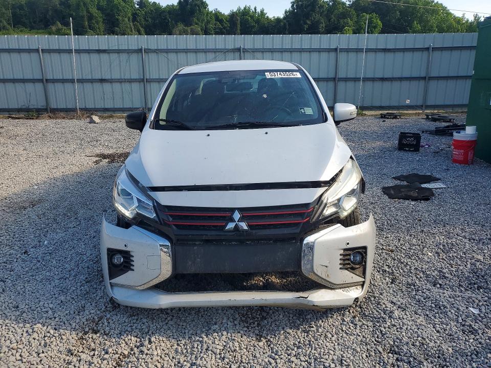 2021 Mitsubishi Mirage VIN ML32FVFJ0MHF02721 COPART salvage auction — FRONT END, Ms - Cert Of Title-Salvaged, sold $1,400 on 2026-07-08 (photo 5)