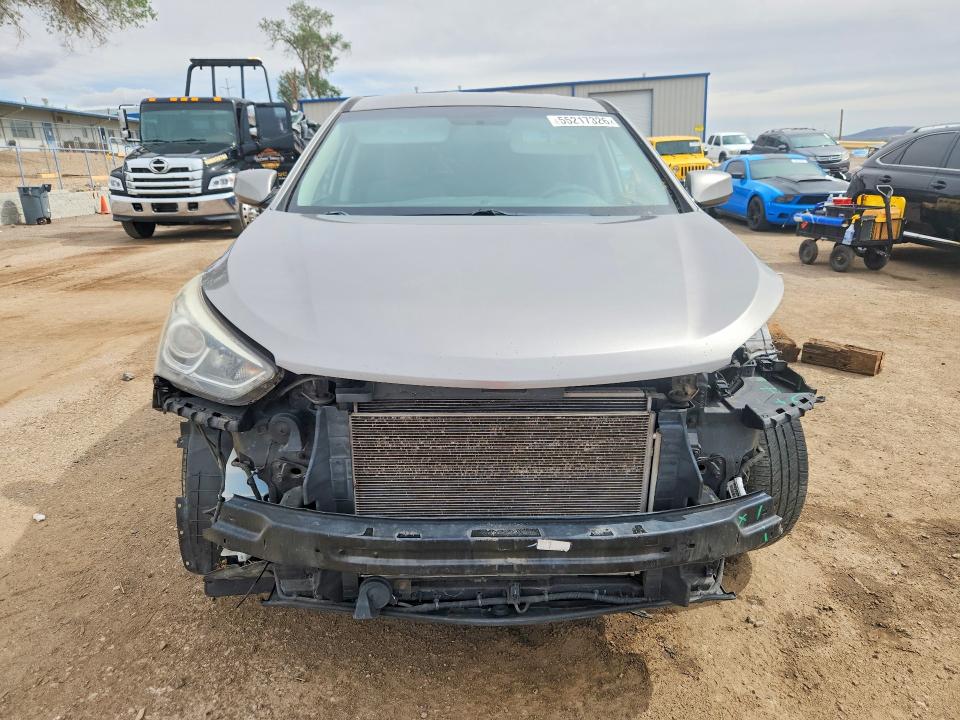 2018 Hyundai Santa fe VIN 5XYZT3LB8JG563466 COPART salvage auction — FRONT END, Nm - Cert Of Title-Salvage, sold $200 on 2026-07-30 (photo 5)