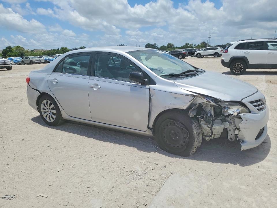 2013 Toyota Corolla VIN 2T1BU4EE1DC123522 COPART salvage auction — REAR END, Fl - Cert Of Title Slvg Rebuildable, sold $1,100 on 2026-07-02 (photo 4)