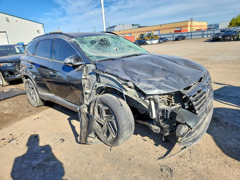 2022 Hyundai Tucson VIN KM8JCCA19NU072377 COPART salvage auction — ROLLOVER, On - Bill Of Sale - Parts Only, sold $550 on 2026-07-21 (photo 4)