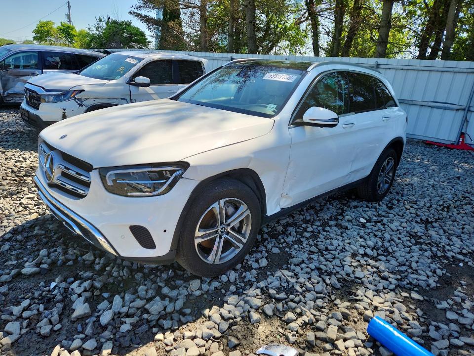 2022 Mercedes-benz Glc VIN W1N0G8EB2NV384340 COPART salvage auction — SIDE, Nj - Cert Of Title-Salvage, sold $15,700 on 2026-07-13 (photo 1)