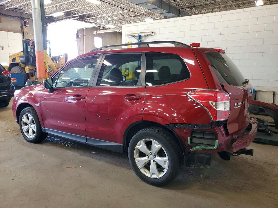 2016 Subaru Forester VIN JF2SJAGC1GH468277 COPART salvage auction — REAR END, Mn - Cert Of Title-Salvage, sold $3,050 on 2026-07-16 (photo 2)