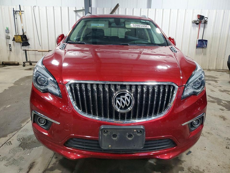 2018 Buick Envision VIN LRBFX2SA5JD115225 COPART salvage auction — HAIL, Mn - Cert Of Title-Salvage, sold $500 on 2026-07-21 (photo 5)
