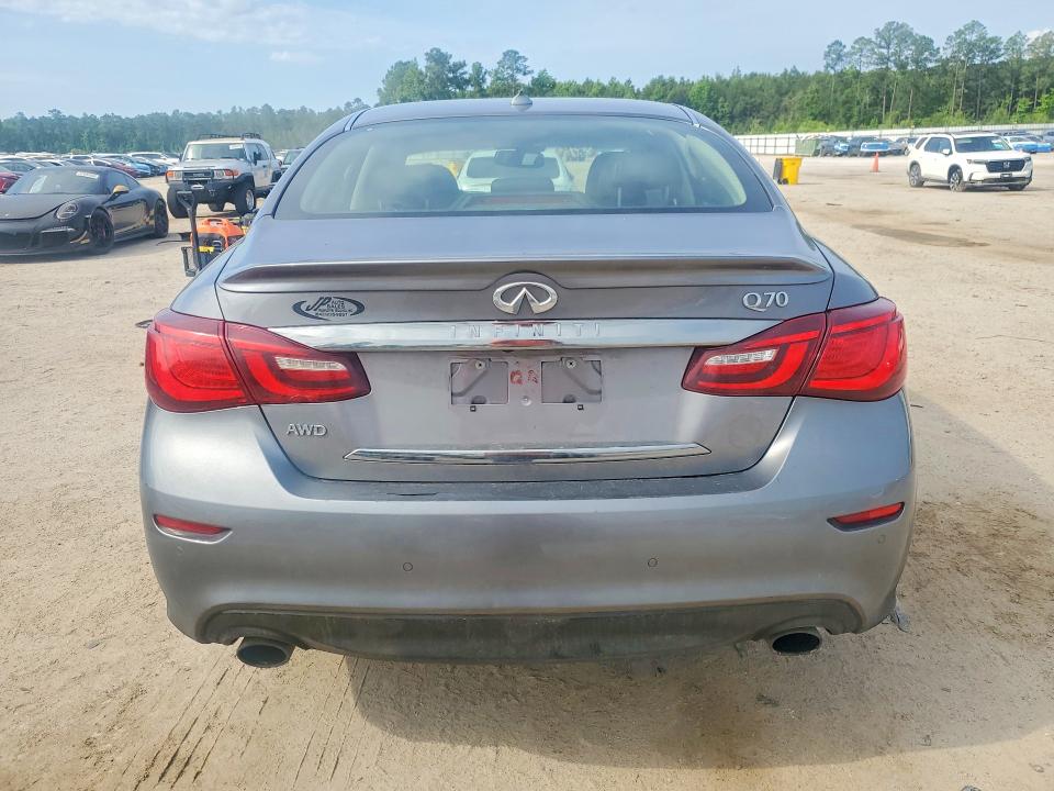 2019 Infiniti Q70 VIN JN1BY1AR6KM585685 COPART salvage auction — SIDE, Sc - Cert Of Title-Salvage, sold $4,250 on 2026-07-06 (photo 6)