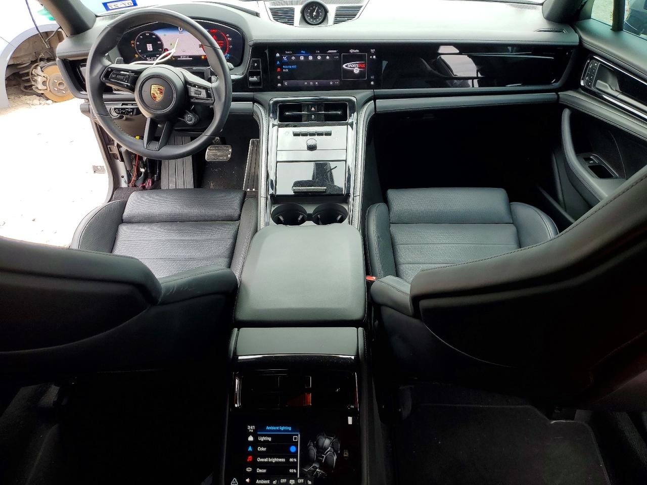 2025 Porsche Panamera VIN WP0AA2YAXSL006870 COPART salvage auction — Side, TX - SALVAGE VEHICLE TITLE, sold $51,000 on 2026-07-07 (photo 8)