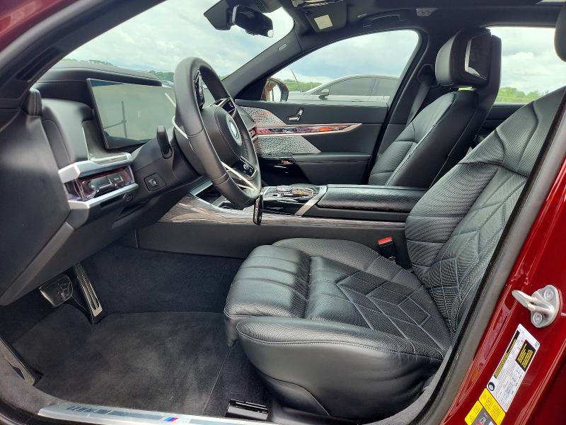 2023 BMW I7 VIN WBY53EJ05PCL62213 COPART salvage auction — FRONT END, Al - Cert Of Title-Salvage Title, sold $40,000 on 2026-07-29 (photo 7)
