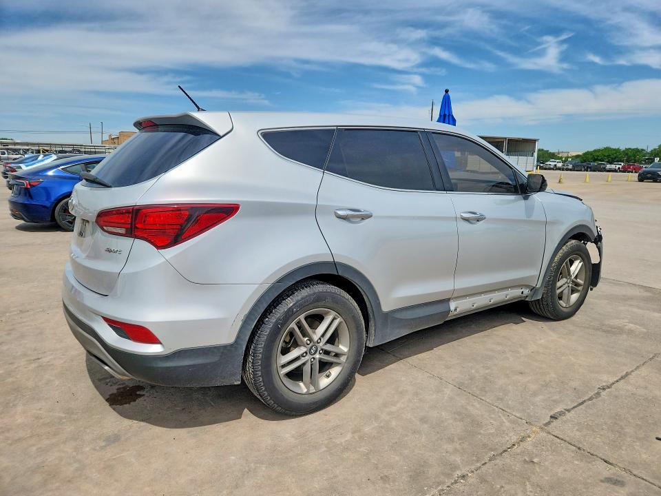 2018 Hyundai VIN 5XYZT3LB7JG560056 COPART salvage auction — FRONT END, Tx - Salvage Vehicle Title, sold $1,700 on 2026-07-02 (photo 3)