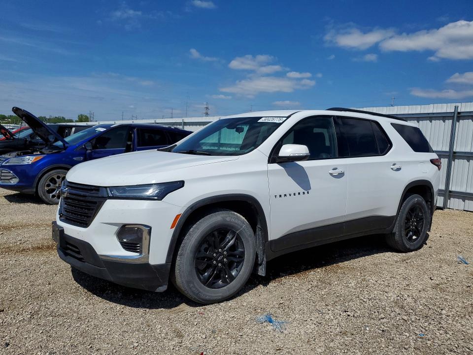 2022 Chevrolet Traverse VIN 1GNEVHKW3NJ117314 COPART salvage auction — HAIL, Ia - Cert Of Title-Salvage Title, sold $1,250 on 2026-07-29 (photo 1)