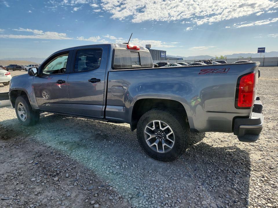 2021 Chevrolet Colorado VIN 1GCPTDE14M1231577 COPART salvage auction — SIDE, Ut - Salvage Certificate, sold $10,900 on 2026-07-02 (photo 2)