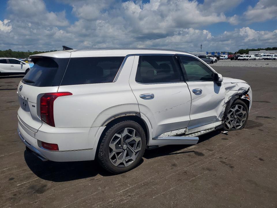 2021 Hyundai VIN KM8R7DHE8MU220703 COPART salvage auction — FRONT END, Fl - Cert Of Title Slvg Rebuildable, sold $10,000 on 2026-07-15 (photo 3)