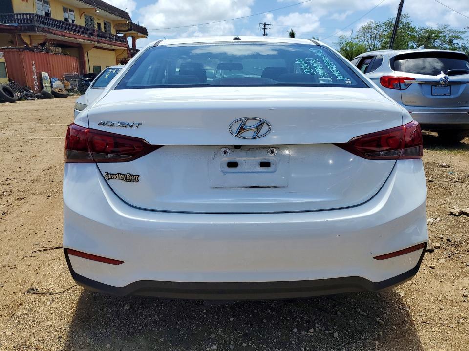 2020 Hyundai Accent VIN 3KPC24A67LE092866 COPART salvage auction — WATER/FLOOD, HI - CERTIFICATE OF SALVAGE, sold $1,550 on 2026-09-04 (photo 6)