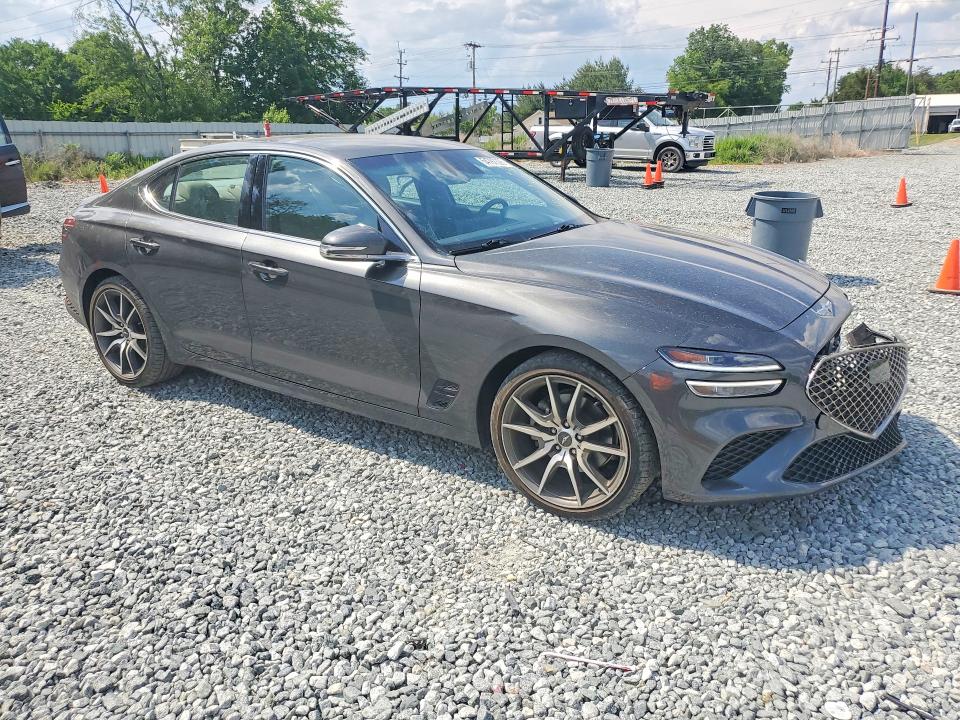2023 Genesis G70 VIN KMTG34TA7PU131285 COPART salvage auction — FRONT END, Nc - Salvage Certificate Of Title, sold $8,100 on 2026-07-22 (photo 4)