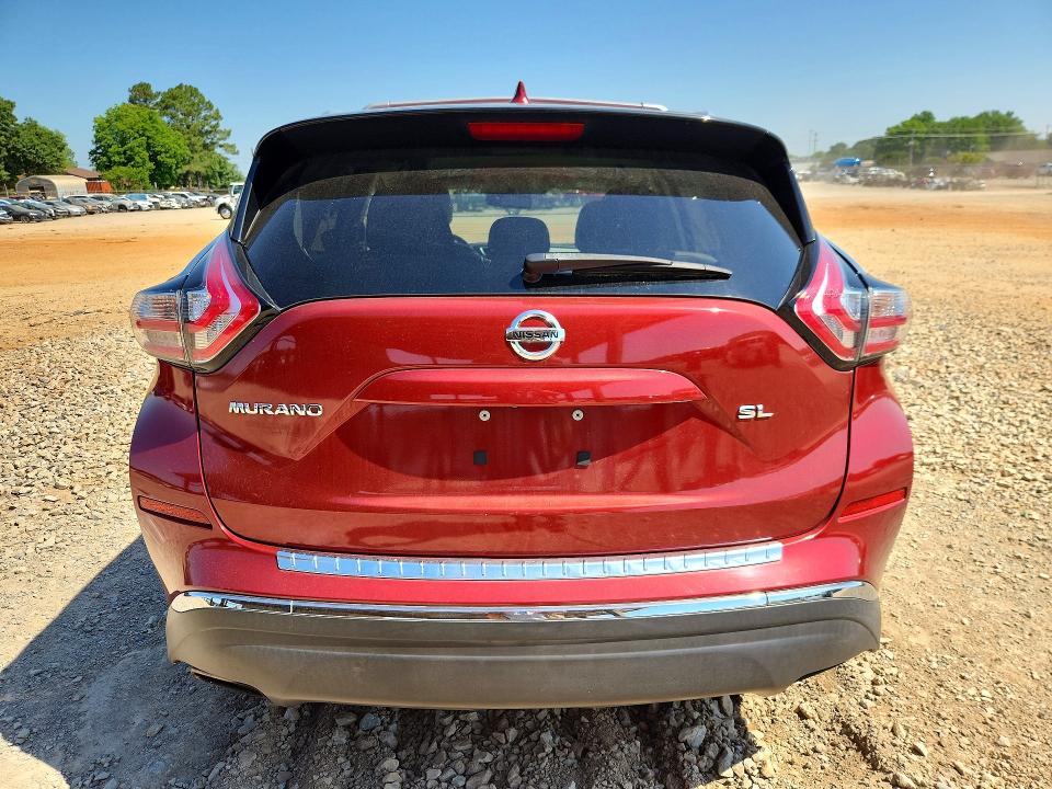 2017 Nissan Murano VIN 5N1AZ2MG9HN133489 COPART salvage auction — FRONT END, Al - Cert Of Title-Salvage Title, sold $425 on 2026-07-29 (photo 6)