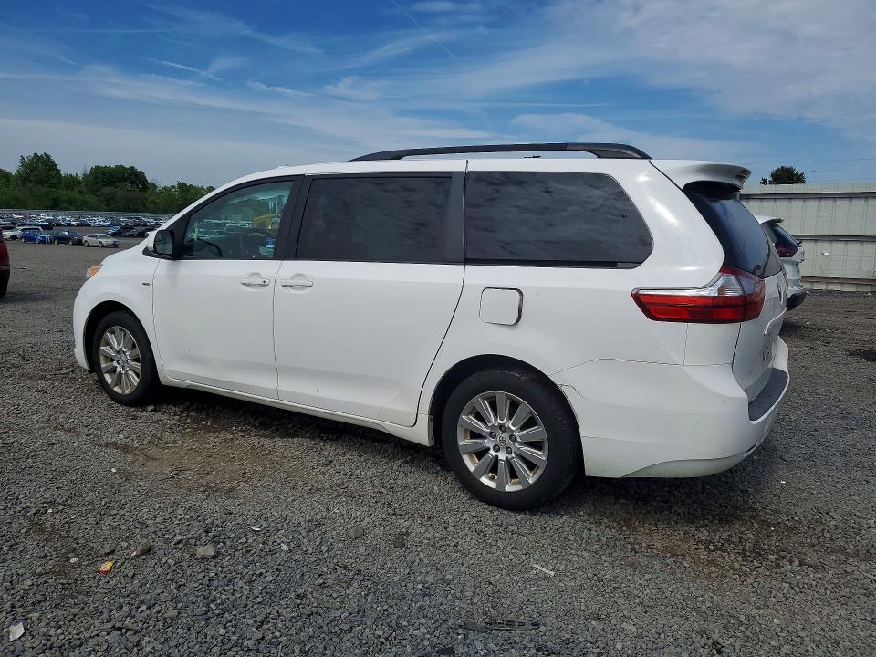 2016 Toyota Sienna VIN 5TDJK3DC0GS131585 COPART salvage auction — SIDE, Nj - Cert Of Title-Salvage, sold $2,200 on 2026-07-14 (photo 2)