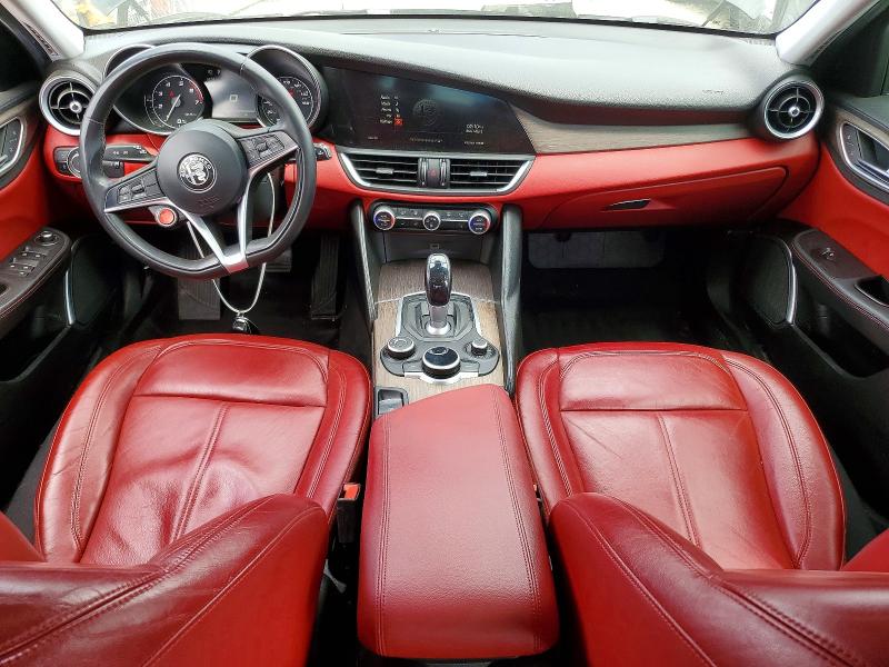 2017 Alfa romeo Giulia VIN ZARFAECN3H7551513 COPART salvage auction — REAR END, Ca - Salvage Certificate, sold $4,050 on 2026-07-23 (photo 8)