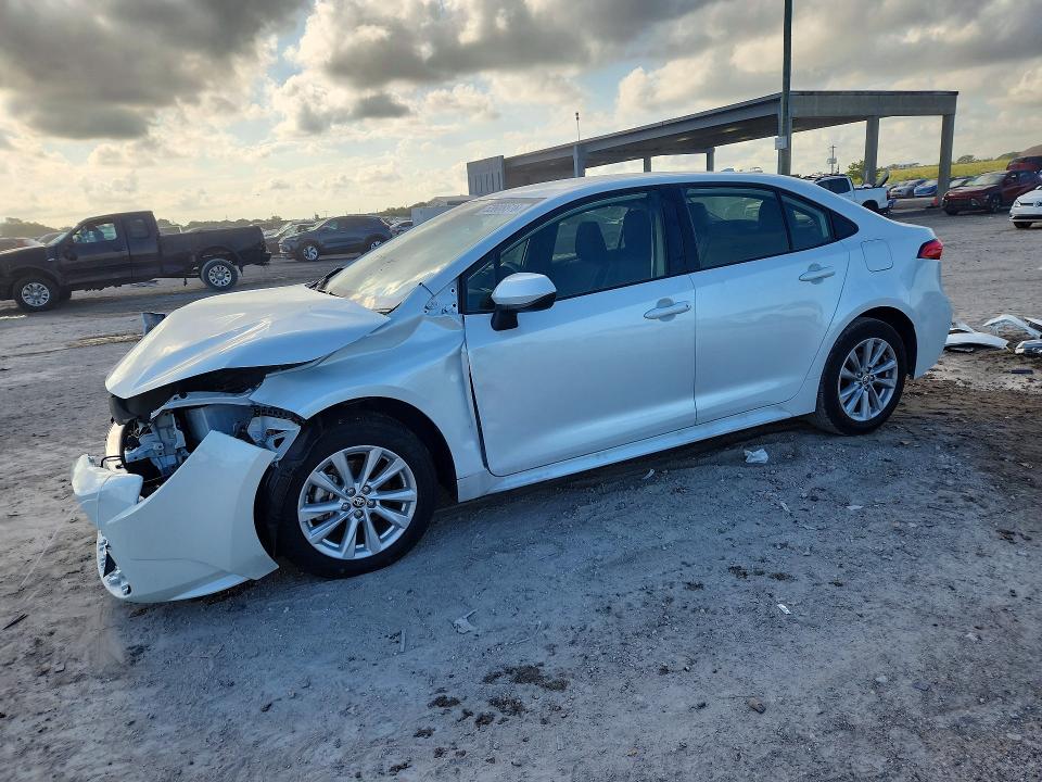 2025 Toyota Corolla VIN JTDBCMFE9SJ046417 COPART salvage auction — FRONT END, FL - CERTIFICATE OF DESTRUCTION, sold $1,300 on 2026-07-23 (photo 1)