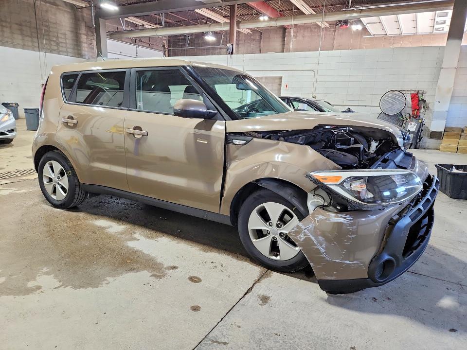 2014 Kia Soul VIN KNDJN2A21E7054147 COPART salvage auction — FRONT END, Mn - Cert Of Title-Prior Salvage, sold $950 on 2026-07-16 (photo 4)