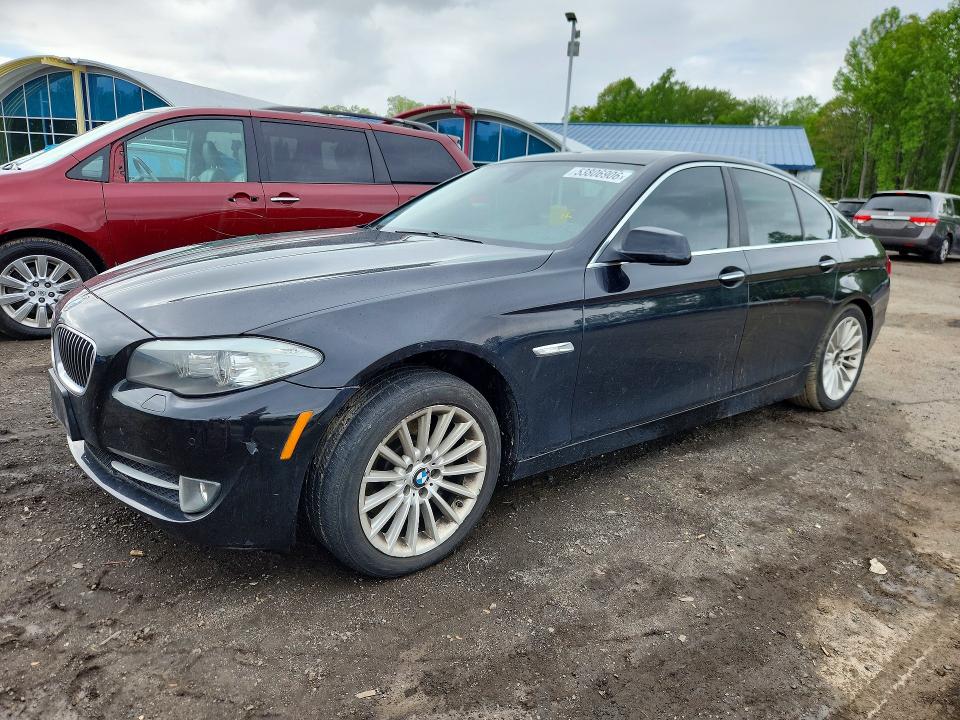 2012 BMW 5er VIN WBAFU7C58CDU63285 COPART salvage auction — MECHANICAL, Ma - Cert Of Title-Salvage, sold $925 on 2026-07-09 (photo 1)