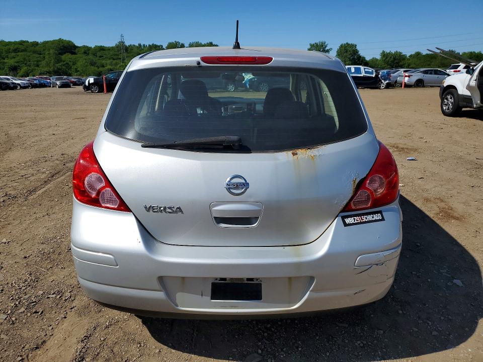 2009 Nissan Versa VIN 3N1BC13E59L361546 COPART salvage auction — HAIL, Il - Salvage Certificate, sold $375 on 2026-07-03 (photo 6)