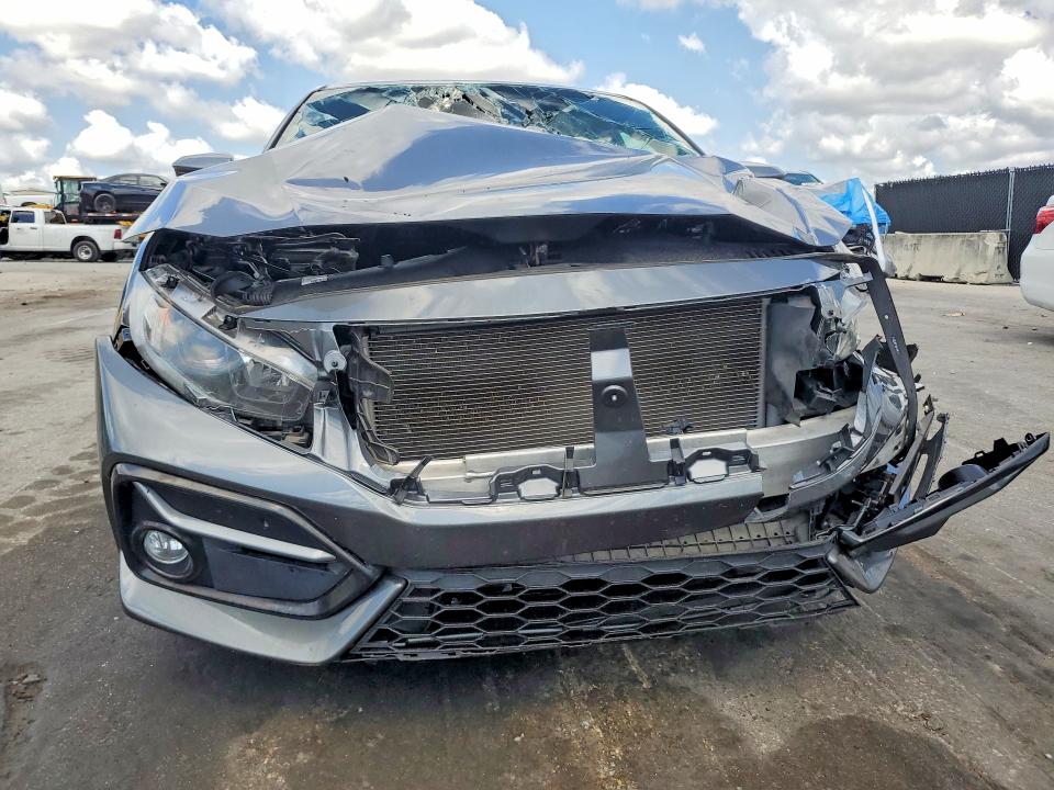 2021 Honda Civic VIN SHHFK7H45MU412246 COPART salvage auction — FRONT END, Fl - Certificate Of Destruction, sold $3,050 on 2026-07-02 (photo 5)