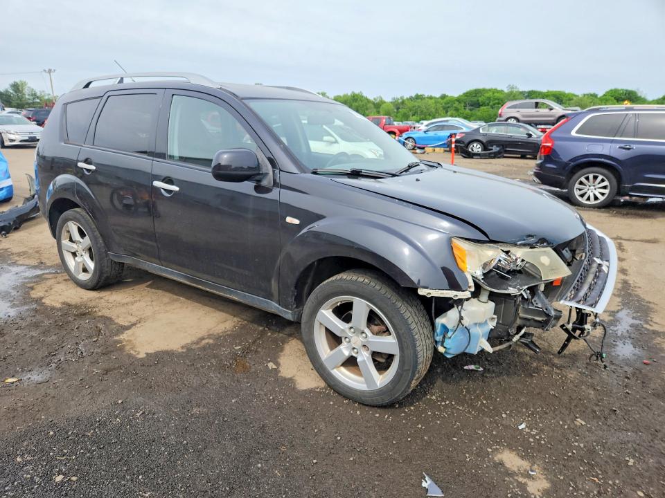2007 Mitsubishi Outlander VIN JA4MT41X67Z008566 COPART salvage auction — FRONT END, CT - CERT OF TITLE-SALVAGE, sold $450 on 2026-07-02 (photo 4)