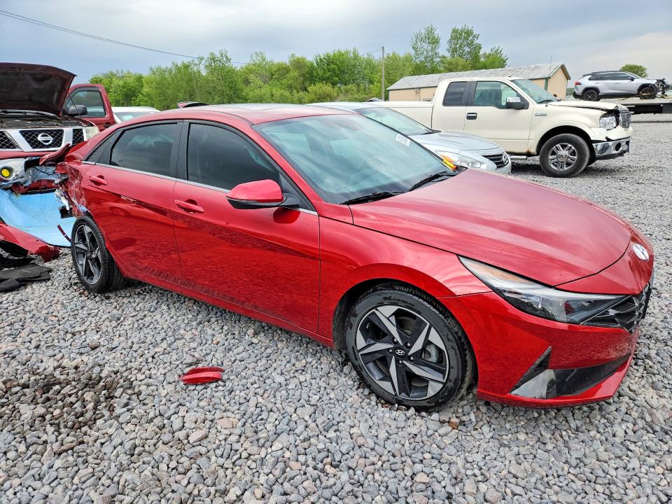 2023 Hyundai Elantra VIN KMHLP4AG9PU468934 COPART salvage auction — REAR END, Il - Salvage Certificate, sold $4,150 on 2026-07-13 (photo 4)