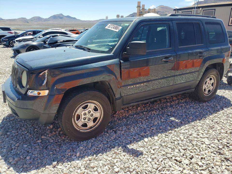 2014 Jeep Liberty (patriot) VIN 1C4NJRBB8ED520503 COPART salvage auction — FRONT END, Nv - Salvage Title, sold $650 on 2026-07-08 (photo 1)