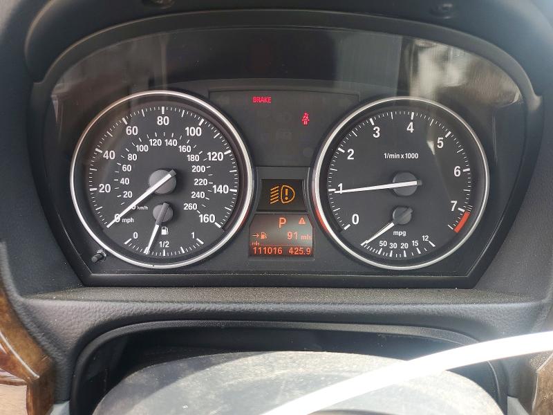 2009 BMW 3 series VIN WBAPH535X9A433941 COPART salvage auction — SIDE, CA - SALVAGE CERTIFICATE, sold $600 on 2026-07-14 (photo 9)