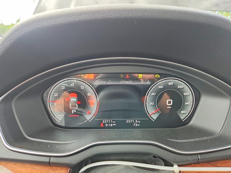 2022 Audi Q5 VIN WA1FAAFY9N2016620 COPART salvage auction — REAR END, Ny - Cert Of Title-Salvage, sold $17,600 on 2026-07-02 (photo 9)