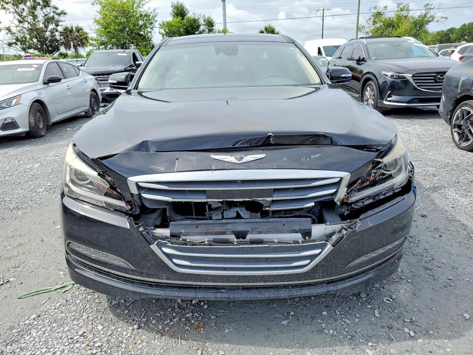 2017 Genesis G80 VIN KMHGN4JE6HU177931 COPART salvage auction — FRONT END, Fl - Certificate Of Destruction, sold $2,100 on 2026-07-10 (photo 5)
