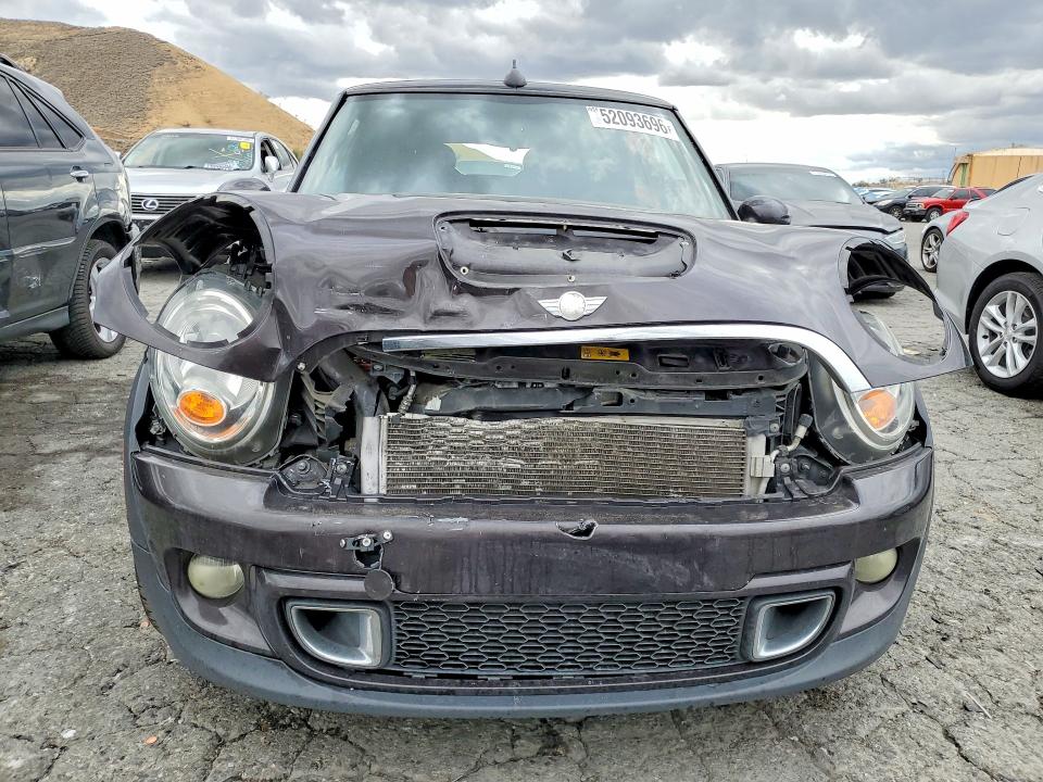 2012 Mini VIN WMWZP3C55CT250913 COPART salvage auction — FRONT END, Ca - Salvage Certificate, sold $675 on 2026-08-06 (photo 5)