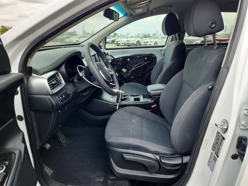 2020 Kia Sorento VIN 5XYPGDA35LG638740 COPART salvage auction — FRONT END, Ca - Salvage Certificate, sold $4,400 on 2026-07-30 (photo 7)