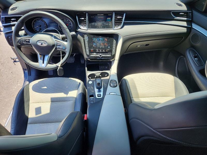 2025 Infiniti Qx55 VIN 3PCAJ5JR2SF106126 COPART salvage auction — FRONT END, Nv - Salvage Title, sold $9,600 on 2026-08-10 (photo 8)
