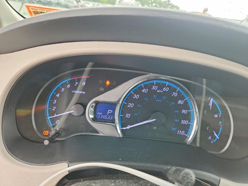 2014 Toyota Sienna VIN 5TDYK3DC4ES433277 COPART salvage auction — FRONT END, Nc - Salvage Certificate Of Title, sold $3,850 on 2026-07-08 (photo 9)