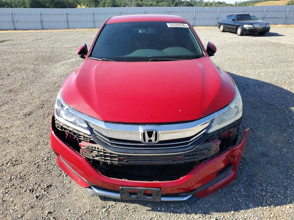 2017 Honda Accord VIN 1HGCR2F59HA202103 COPART salvage auction — FRONT END, Ca - Salvage Certificate, sold $4,450 on 2026-07-10 (photo 5)