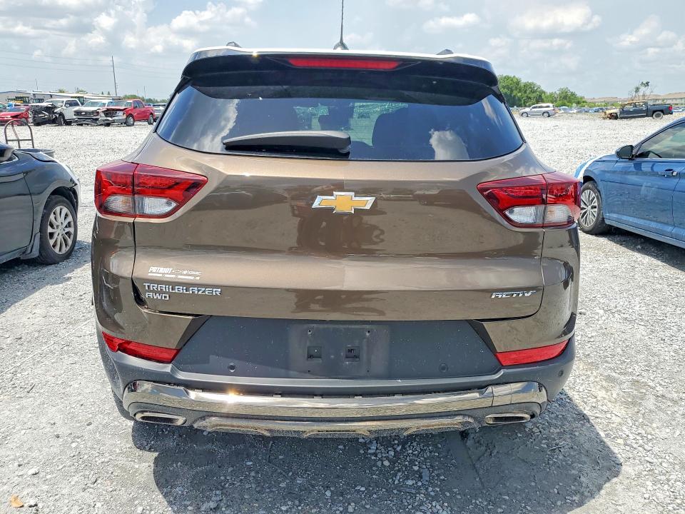 2021 Chevrolet Trailblazer VIN KL79MSSL8MB124748 COPART salvage auction — ROLLOVER, Pa - Certificate Of Salvage, sold $2,000 on 2026-07-07 (photo 6)