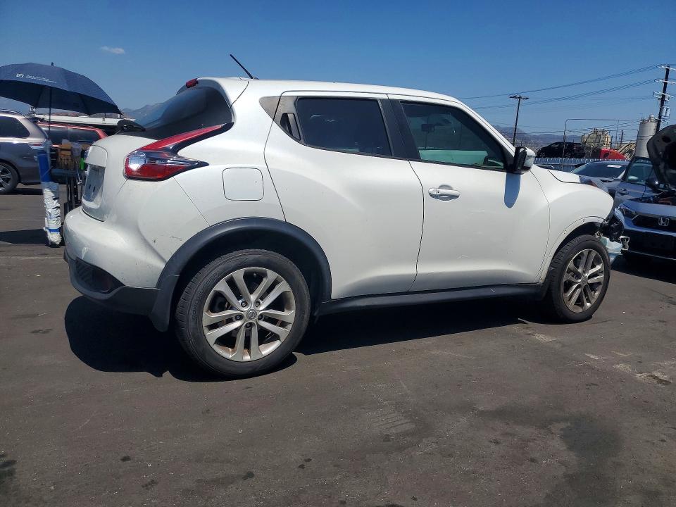 2015 Nissan Juke VIN JN8AF5MR9FT509749 COPART salvage auction — FRONT END, Ca - Salvage Certificate, sold $1,200 on 2026-07-06 (photo 3)