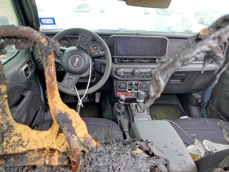2026 Jeep Wrangler / VIN 1C4RJXFG2TW175434 COPART salvage auction — BURN, TX - SALVAGE VEHICLE TITLE, sold $11,700 on 2026-07-28 (photo 8)