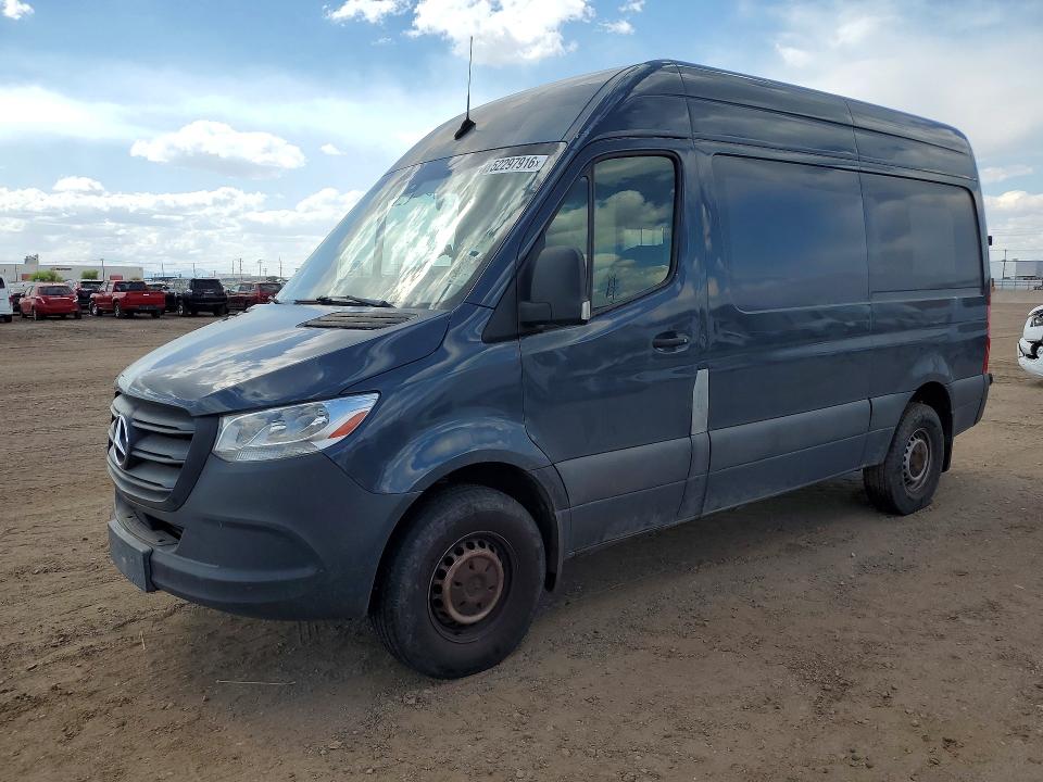 2019 Mercedes-benz Sprinter 2500 VIN WD4PF0CD7KP101743 COPART salvage auction — MINOR DENT/SCRATCHES, Az - Certificate Of Title, sold $9,300 on 2026-07-29 (photo 1)