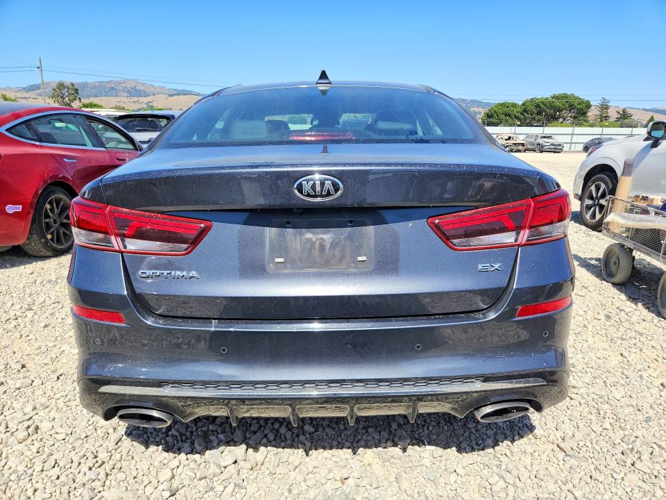 2020 Kia Optima VIN 5XXGU4L15LG408611 COPART salvage auction — REAR END, CA - SALVAGE CERTIFICATE, sold $60 on 2026-07-21 (photo 6)