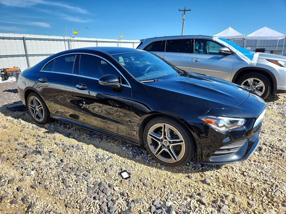 2022 Mercedes-benz Cla-klasse VIN W1K5J4HB7NN301896 COPART salvage auction — HAIL, Salvage Title, sold $12,000 on 2026-07-20 (photo 4)
