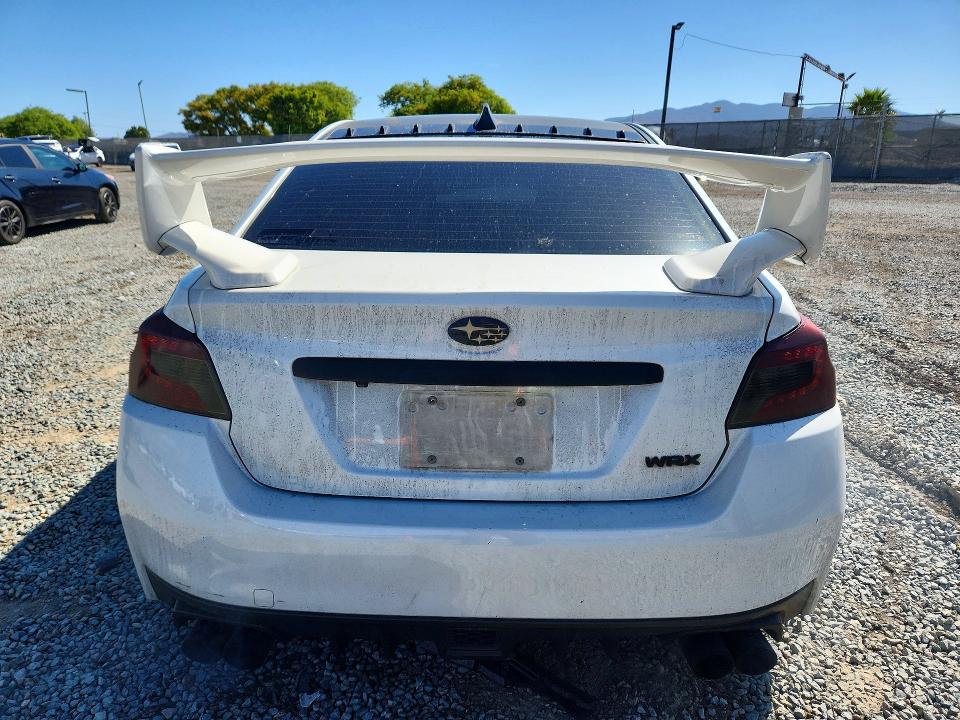 2015 Subaru Wrx VIN JF1VA1A68F9835785 COPART salvage auction — FRONT END, Ca - Salvage Certificate, sold $3,000 on 2026-07-17 (photo 6)